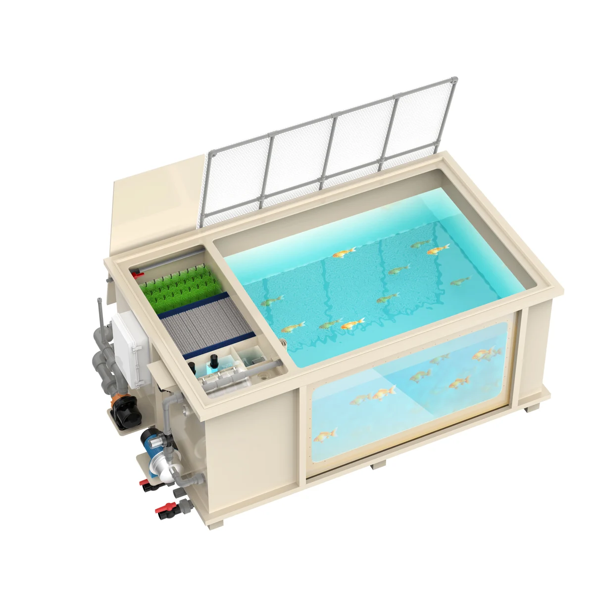 HUDONG fish pond equipment
